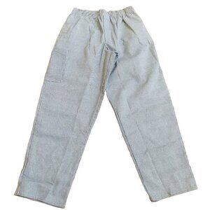 Chef Pants Black & White Houndstooth Unisex Elastic Waist Two Large Pockets